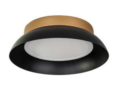 Auster Black & Gold Wide Trim to Suit 24W LED Ceiling Oyster